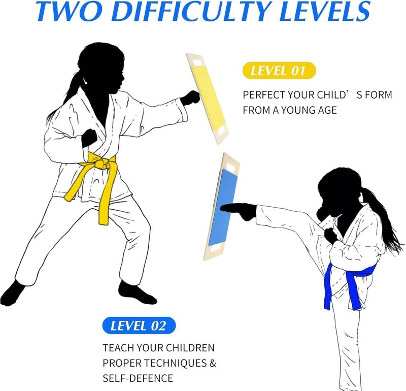 LAMAY Wettarn 2 Pcs Rebreakable Boards Martial Arts Breaking Boards Taekwondo Boards for Breaking Karate Boards for Breaking Kids Adults Martial Arts Training Equipment Rebreakable Punching B - Image 5